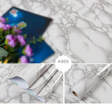 Load image into Gallery viewer, Thickened marble wallpaper self-adhesive wallpaper waterproof
