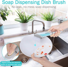 Load image into Gallery viewer, Automatic liquid adding pot washing brush, kitchen cleaning brush, household sponge
