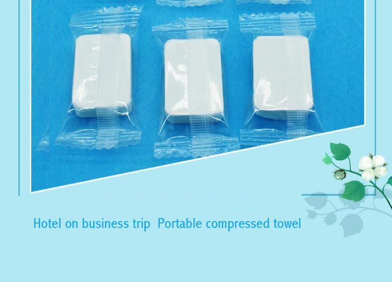 Compressed towel / magic wipe